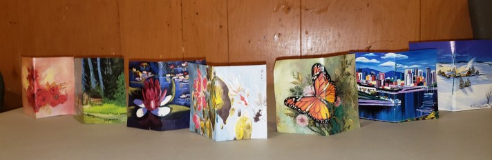 up cycled calendar notebooks