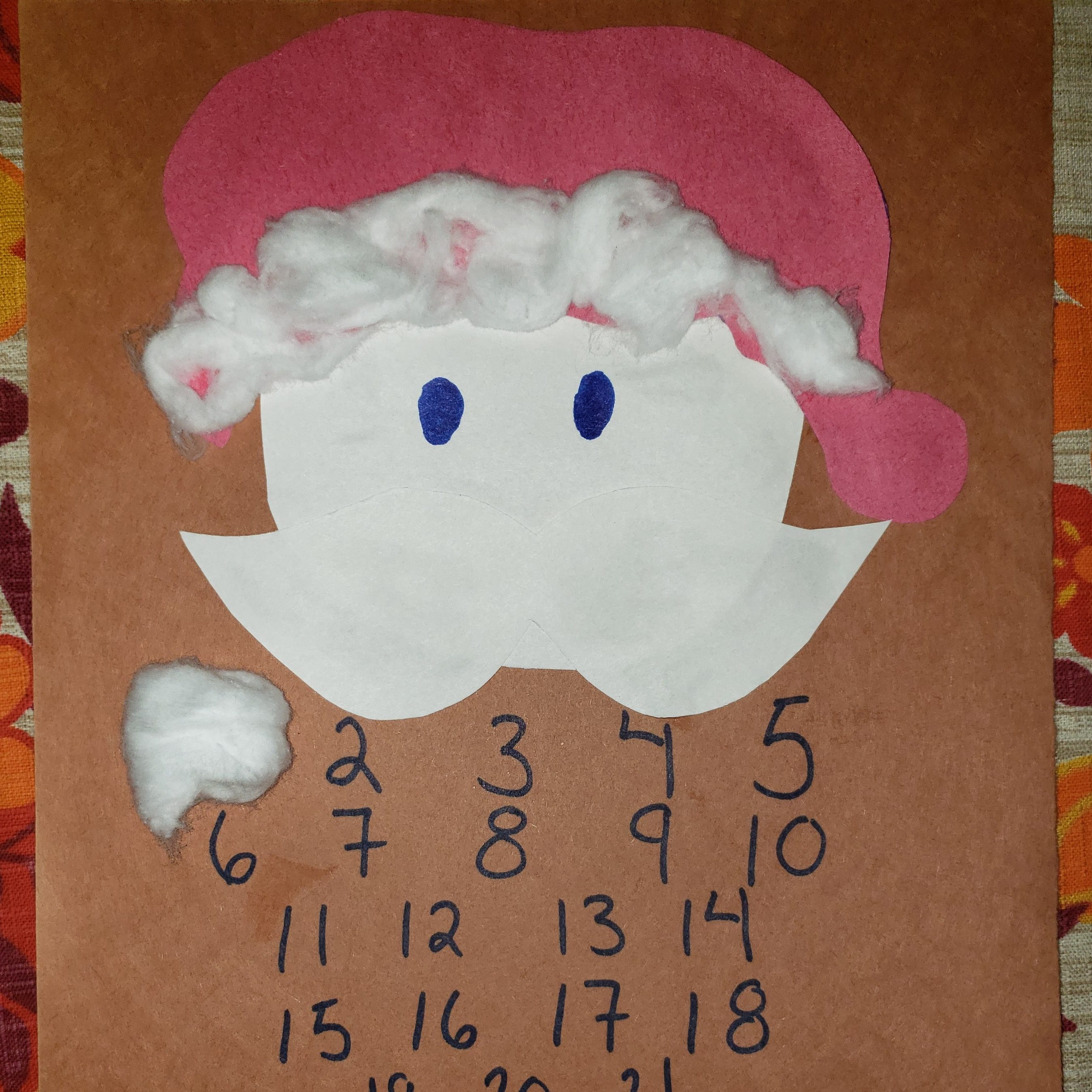 santa's beard countdown